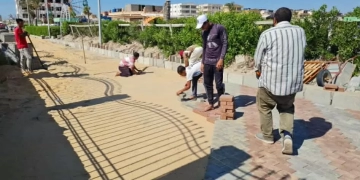 محافظ كفرالشيخ:  إستمرار إنشاء مشايات جديدة بمصيف بلطيم لخدمة المصطافين 1 - جريدة المساء