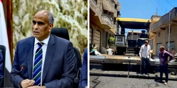 محافظ كفرالشيخ يتابع أعمال الرصف بقلين ضمن مشروعات الخطة الاستثمارية 1 - جريدة المساء