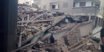 لحظات عصيبة في الغربية.. انهيار منزل من أربعة طوابق وتحرك عاجل للحماية المدنية 1 - جريدة المساء