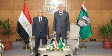 رئيس مجلس القضاء الأعلى للقضاة يزور هيئة قضايا الدولة لتقديم التهنئة لرئيسها 1 - جريدة المساء