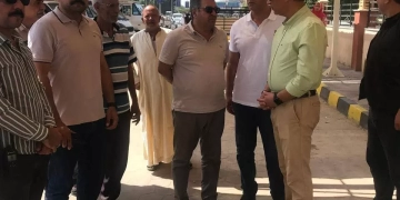 د. أحمد الأنصاري محافظ الجيزة يتفقد الموقف