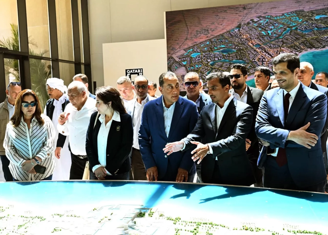 رئيس الوزراء يشهد فعاليات إطلاق أعمال تنفيذ المرحلة الأولى لشركة الديار القطرية من مشروع "علم الروم" بشراكة مصرية 19 - جريدة المساء
