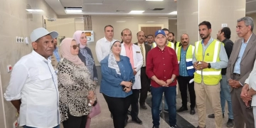 محافظ الغربية تفقد مستشفى السنطة المركزي الجديد 1 - جريدة المساء