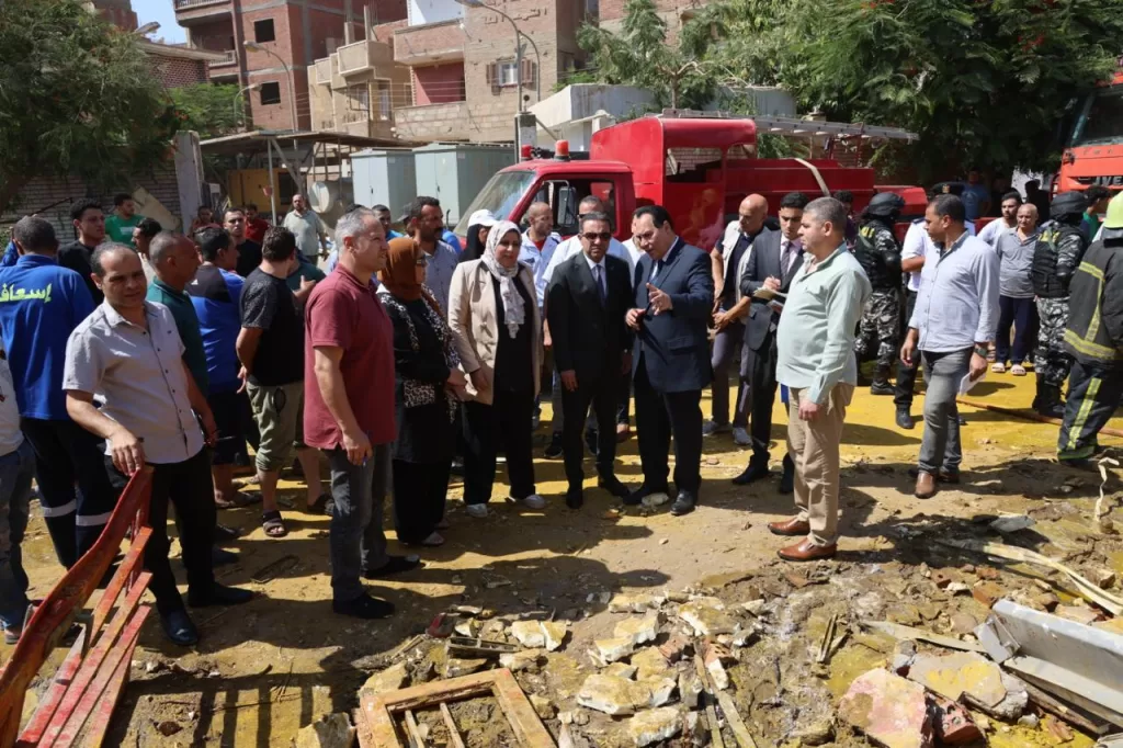 مصرع و إصابة 7 فى حريق محل دهانات بأجهور الرمل المنوفية 18 - جريدة المساء