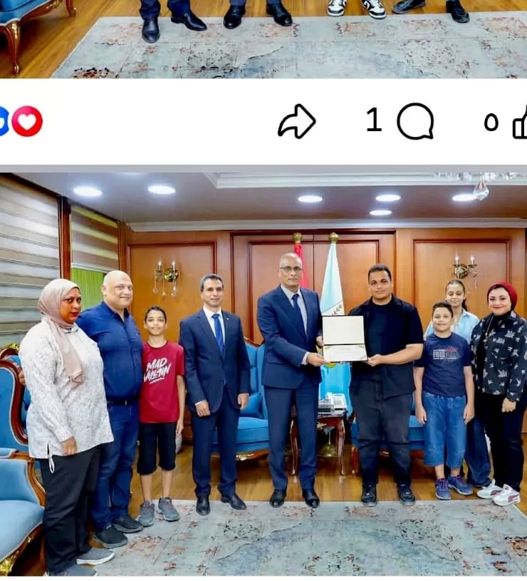 محافظ كفرالشيخ كرم أوائل الثانوية العامة تقديرًا لتفوقهم وتشجيعًا لهم على مواصلة النجاح والتميز 18 - جريدة المساء