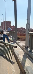 محافظة الجيزة تجري صيانة بمحور صفط اللبن 19 - جريدة المساء