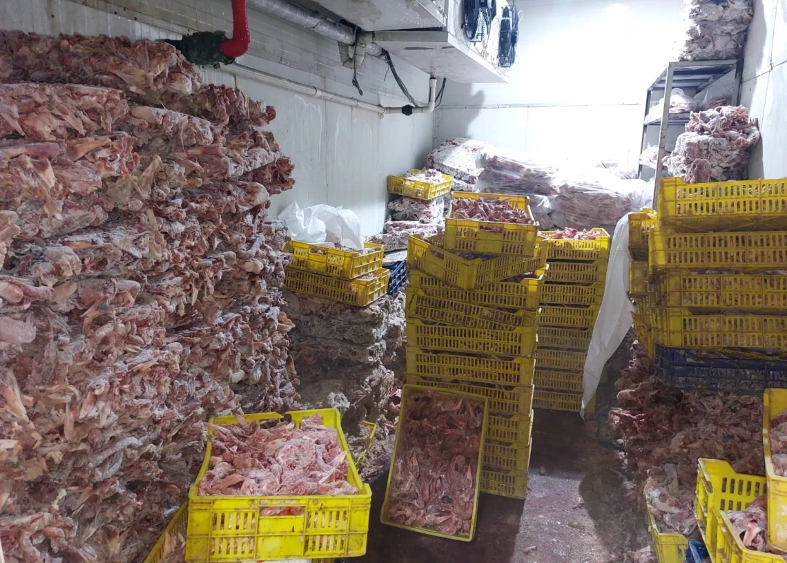 ضبط 28 طن لحوم وأغذية فاسدة و36 ألف زجاجة مشروبات طاقة مجهولة بالجيزة 19 - جريدة المساء