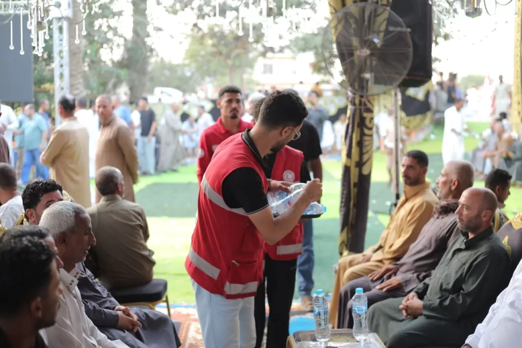 متطوعو الهلال يساندون أسر ضحايا الإسماعيلية في إقامة السرادقات وتقديم الدعم النفسي 9 - جريدة المساء