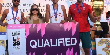 المغرب يكتب التاريخ.. ذهبية أفريقيا للطائرة الشاطئية للرجال ...والتاهل لاولمبياد لوس أنجلوس 2028 1 - جريدة المساء