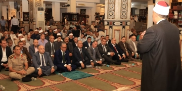 محافظ الجيزة يشهد احتفالية مديرية الأوقاف بذكرى المولد النبوي بمسجد المحروسة في العجوزة 1 - جريدة المساء