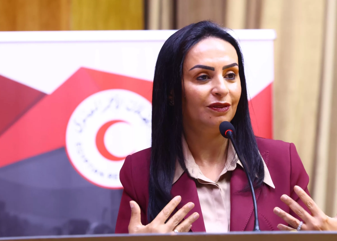 د. مايا مرسى، وزيرة التضامن الاجتماعى ونائبة رئيس الهلال الأحمر المصرى