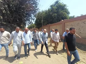 جولة ميدانية لنائب محافظ الجيزة بمركز منشأة القناطر 23 - جريدة المساء