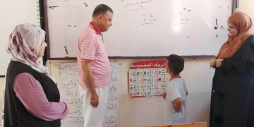 مدير الادارة التعليمية بالقنطرة غرب يتفقد مدارس أبوخليفة 1 - جريدة المساء
