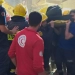 الهلال الأحمر يدفع بفرق إغاثية لمساعدة ضحايا انهيار العقار