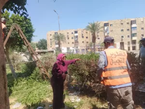 جهاز التطوير والتجميل يواصل رفع كفاءة المسطحات الخضراء بالإسماعيلية 19 - جريدة المساء