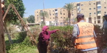 جهاز التطوير والتجميل يواصل رفع كفاءة المسطحات الخضراء بالإسماعيلية 1 - جريدة المساء