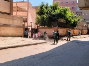 بالصور.. رفع كفاءة النظافة بمحيط مدارس الجيزة استعدادًا لانطلاق الدراسة 29 - جريدة المساء