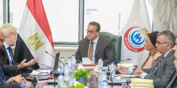 وزير الصحة بحث سبل التعاون المشترك في القطاع الصحي مع شركة «IQVIA» 2 - جريدة المساء وزير الصحة بحث سبل التعاون المشترك في القطاع الصحي مع شركة «IQVIA» 1 - جريدة المساء