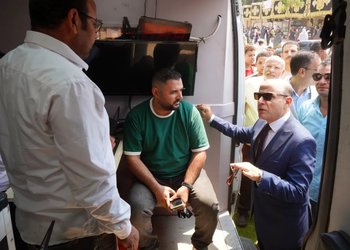 محافظ الغربية.. تفقد سيارة المركز التكنولوجي المتنقل بقرية كفر ديما بمركز كفر الزيات 19 - جريدة المساء