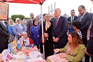المستشارة أمل عمار تشهد افتتاح معرض «المرأة في القاهرة» 23 - جريدة المساء