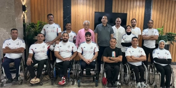 رئيس البارالمبية يؤازر منتخب اليد على الكراسي المتحركة قبل المشاركة فى بطولة العالم بإسبانيا 1 - جريدة المساء