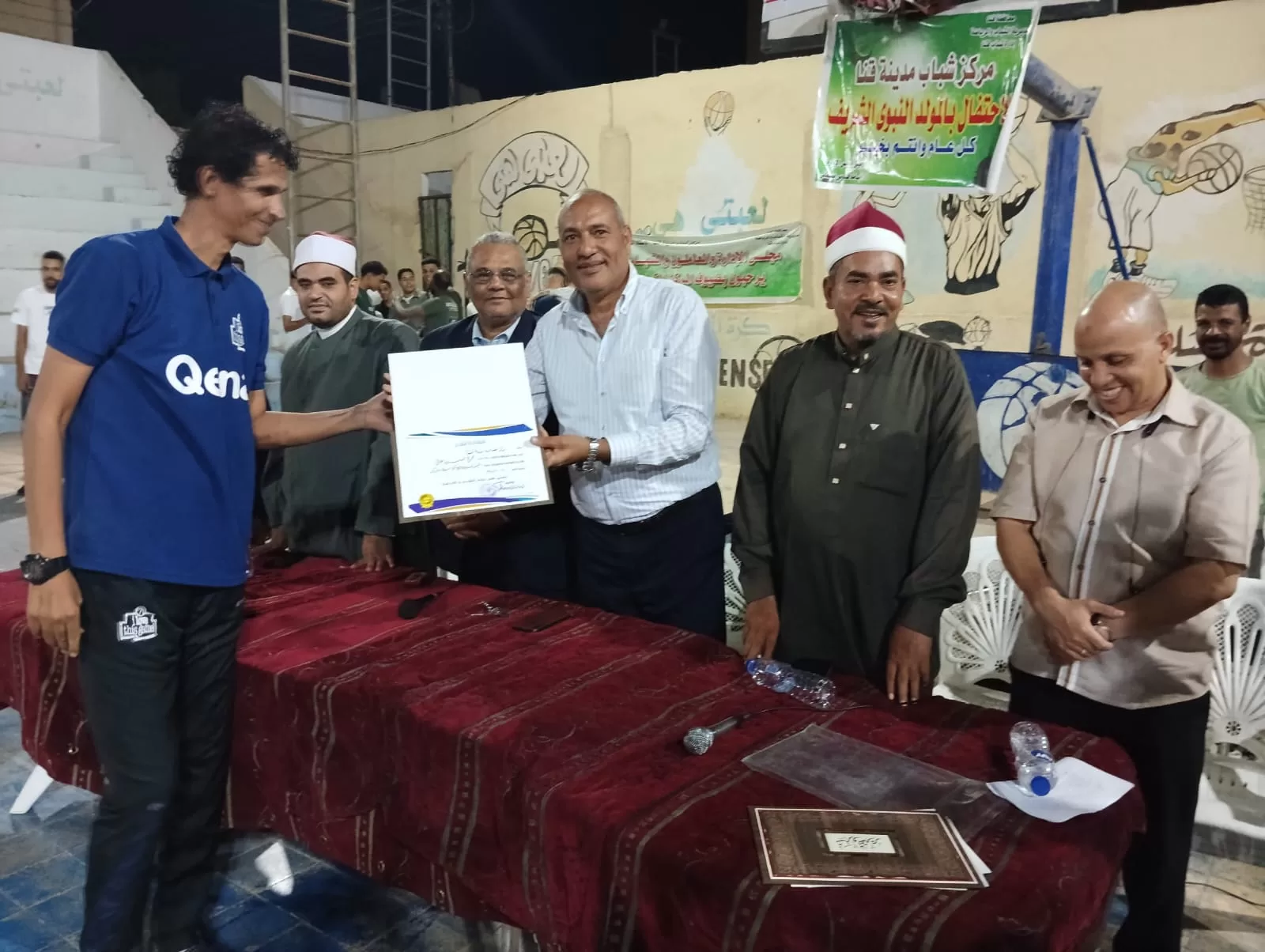 مركز شباب مدينة قنا يحتفل بالمولد النبوي ويكرم أطفال فريق كرة السلة 29 - جريدة المساء