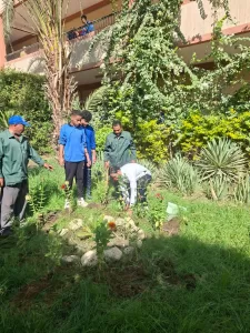 بالصور.. تدريب عملي لطلبة مدارس الجيزة علي زراعة الأشجار ضمن مبادرة "اتحضر للأخضر" 21 - جريدة المساء