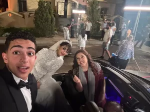 ياسمينا العبد بفستان الزفاف من كواليس مسلسل ياسمينا العبد بفستان الزفاف من كواليس مسلسل