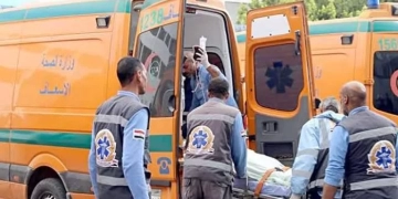 إصابة 5 طلاب و4 مشرفين في حادث باص خاص على طريق السويس 1 - جريدة المساء